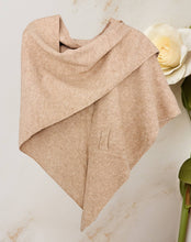 Load image into Gallery viewer, Cashmere-Blend Knit Triangle Scarf
