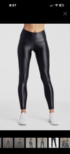 Load image into Gallery viewer, Glossy High Waisted Athletic leggings