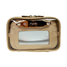 Load image into Gallery viewer, Gold Lighted Mirror Case