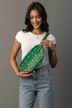 Load image into Gallery viewer, Green Bandana Crossbody