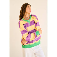 Load image into Gallery viewer, Contrast Striped Sweatshirt