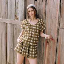 Load image into Gallery viewer, Painted Gingham Willa Short