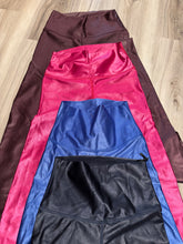 Load image into Gallery viewer, Glossy High Waisted Athletic leggings