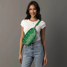 Load image into Gallery viewer, Green Bandana Crossbody