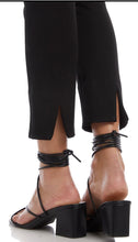 Load image into Gallery viewer, Skinny ankle pant with back slit