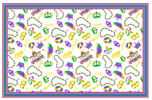 Load image into Gallery viewer, Mardi Gras Float Tablecloth (120*60)
