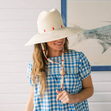 Load image into Gallery viewer, Cherry Pinstripe Removable Strap