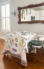 Load image into Gallery viewer, Mardi Gras Float Tablecloth (120*60)