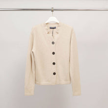 Load image into Gallery viewer, V-neck cardigan with large buttons