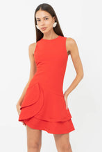 Load image into Gallery viewer, Red Tiered Tank Dress