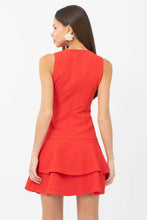 Load image into Gallery viewer, Red Tiered Tank Dress