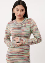 Load image into Gallery viewer, Multicolor Stripe Sweater Maxi Dress