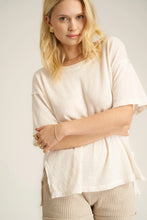 Load image into Gallery viewer, Pearl Side Slit Tee