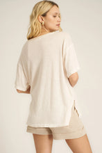 Load image into Gallery viewer, Pearl Side Slit Tee