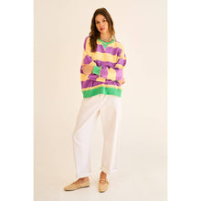 Load image into Gallery viewer, Contrast Striped Sweatshirt