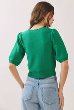 Load image into Gallery viewer, Button Front Closure Short Sleeve Knit Cardigan