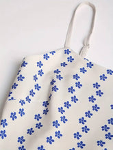 Load image into Gallery viewer, Sardine print smocked sundress seaside ocean strap dress