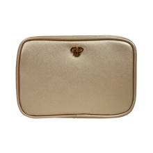 Load image into Gallery viewer, Gold Lighted Mirror Case