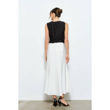 Load image into Gallery viewer, Asymmetric Drape Ring Detail Top