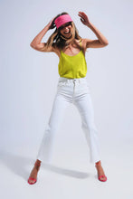 Load image into Gallery viewer, Wide leg jeans in white
