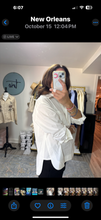 Load image into Gallery viewer, White Button Down Poplin Top
