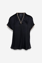 Load image into Gallery viewer, Whipstitch Drop Shoulder Regular Blouse

