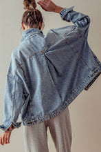 Load image into Gallery viewer, DENIM BUTTON-UP JACKET
