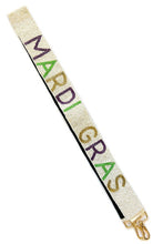 Load image into Gallery viewer, Mardi Gras Beaded Purse Strap
