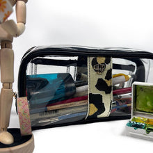 Load image into Gallery viewer, Bombshell Makeup Case -  Gold Leopard
