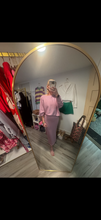 Load image into Gallery viewer, Lavender Asymmetrical Top with Knit Skirt Set
