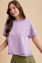 Load image into Gallery viewer, Mardi Gras Cross Back Top

