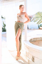 Load image into Gallery viewer, BEACH COVERUP CROCHET WRAP MIDI SKIRT
