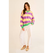 Load image into Gallery viewer, Contrast Striped Sweatshirt

