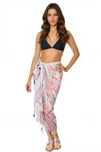 Load image into Gallery viewer, Braided Multi Wear Sarong Wrap in Morning Paradise Print

