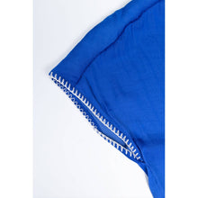 Load image into Gallery viewer, Whipstitch Drop Shoulder Regular Blouse
