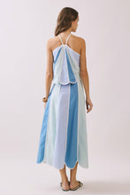 Load image into Gallery viewer, Color Block Paneled Design A Line Midi Skirt
