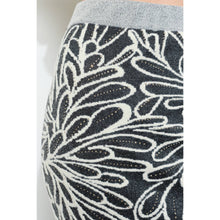 Load image into Gallery viewer, Glitter Detail Abstract Jacquard Knit Skirt
