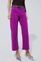 Load image into Gallery viewer, Cropped Wide Leg Jeans
