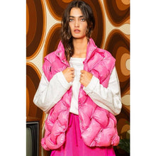 Load image into Gallery viewer, Down puffer Vest with Stand up Collar
