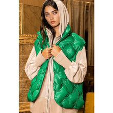 Load image into Gallery viewer, Down puffer Vest with Stand up Collar
