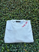 Load image into Gallery viewer, Custom Cream Lightweight Long Sleeve Knit Top
