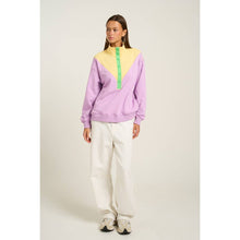 Load image into Gallery viewer, Bold Color block Button Up Pullover
