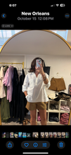 Load image into Gallery viewer, White Button Down Poplin Top
