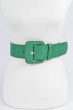 Load image into Gallery viewer, Faux Croc Leather Waist Belt. PB7979COB
