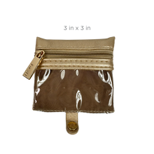 Load image into Gallery viewer, Gold Lighted Mirror Case
