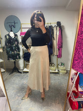 Load image into Gallery viewer, Faux Suede Maxi Skirt
