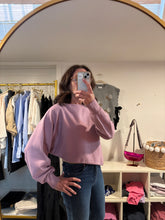 Load image into Gallery viewer, Lavender Asymmetrical Top with Knit Skirt Set
