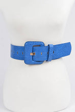 Load image into Gallery viewer, Faux Croc Leather Waist Belt. PB7979COB
