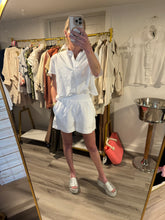 Load image into Gallery viewer, White Poplin Shorts
