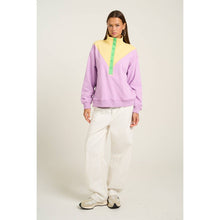 Load image into Gallery viewer, Bold Color block Button Up Pullover
